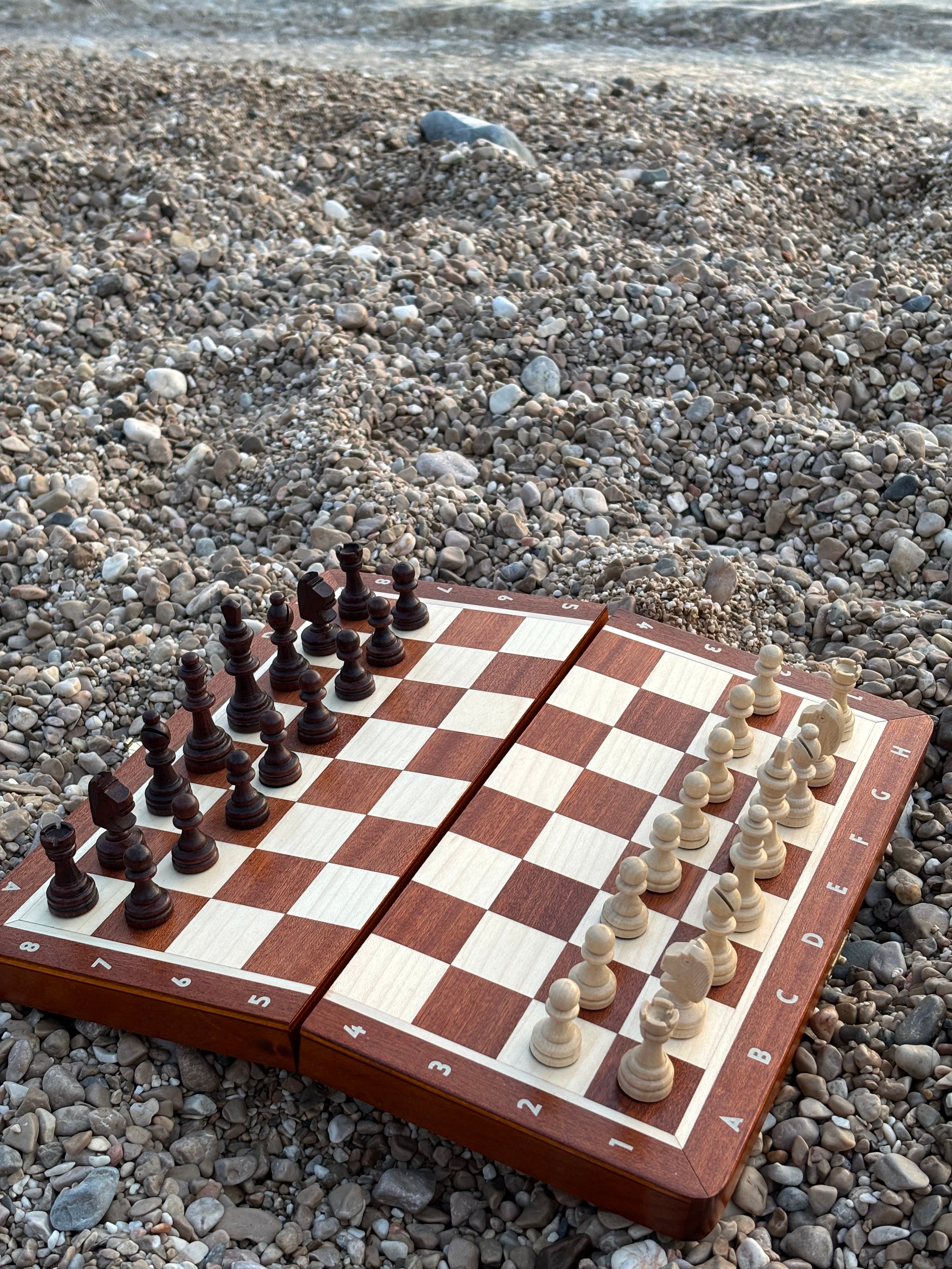 Le Raffiné — Échiquier Magnétique Marqueterie