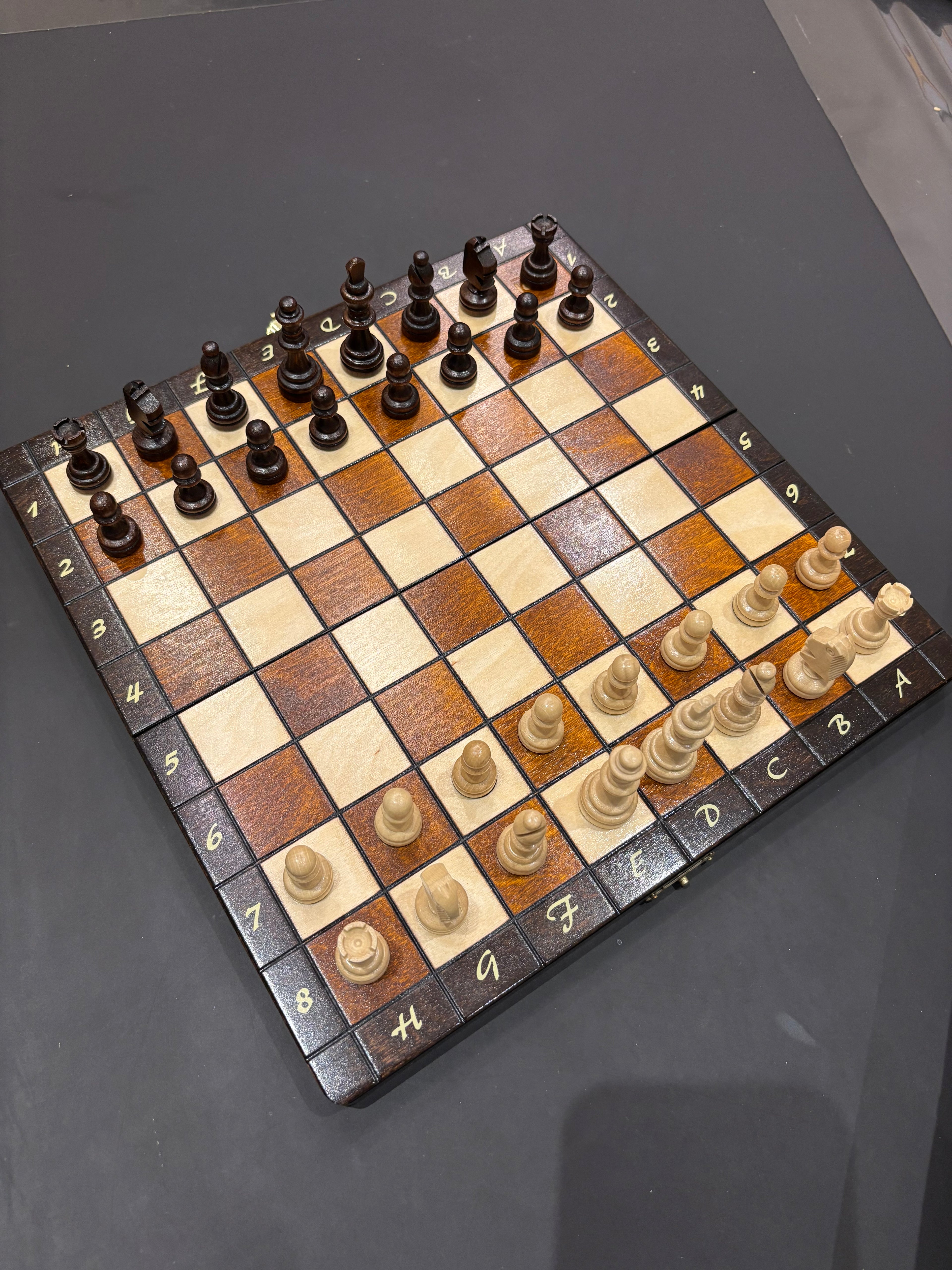 Le Classique — Échiquier Magnétique Bois Premium